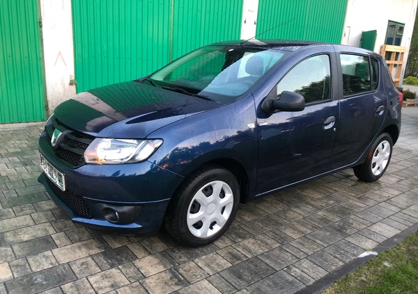 Dacia Sandero cena 21700 przebieg: 95000, rok produkcji 2016 z Siemiatycze małe 211